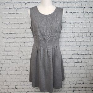Monteau Gray Sleeveless Skater Dress